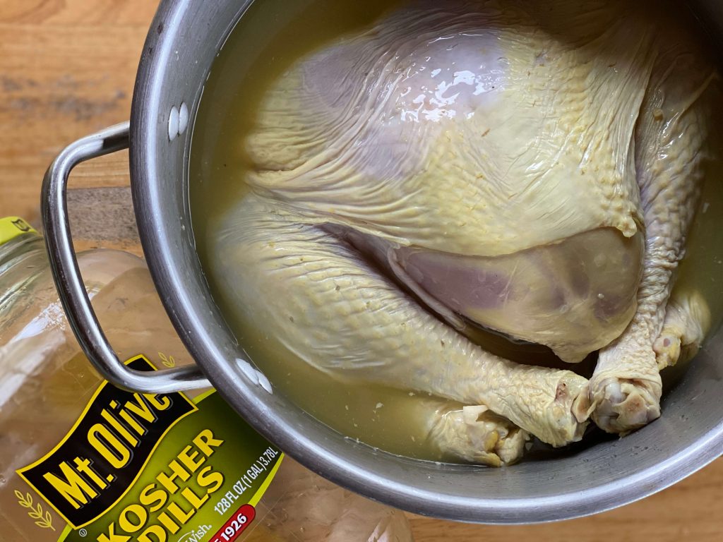 pickle juice brined turkey