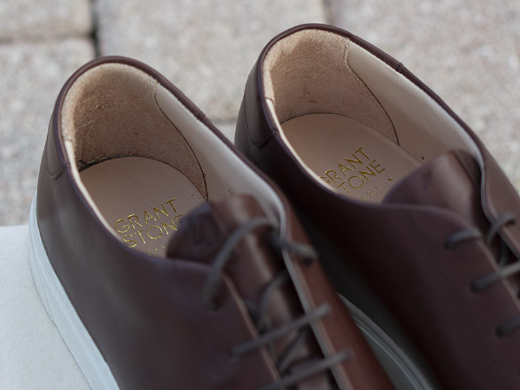 Grant Stone Tobacco Costal Sneakers Leather Lining