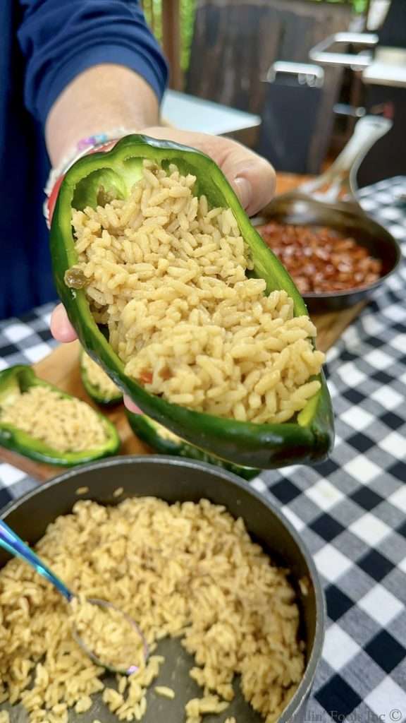 Stuffed Poblano Peppers