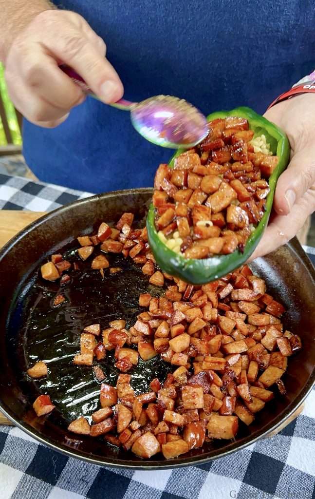 Stuffed Poblano Peppers