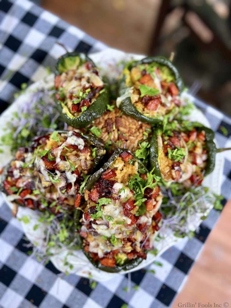 Stuffed Poblano Peppers