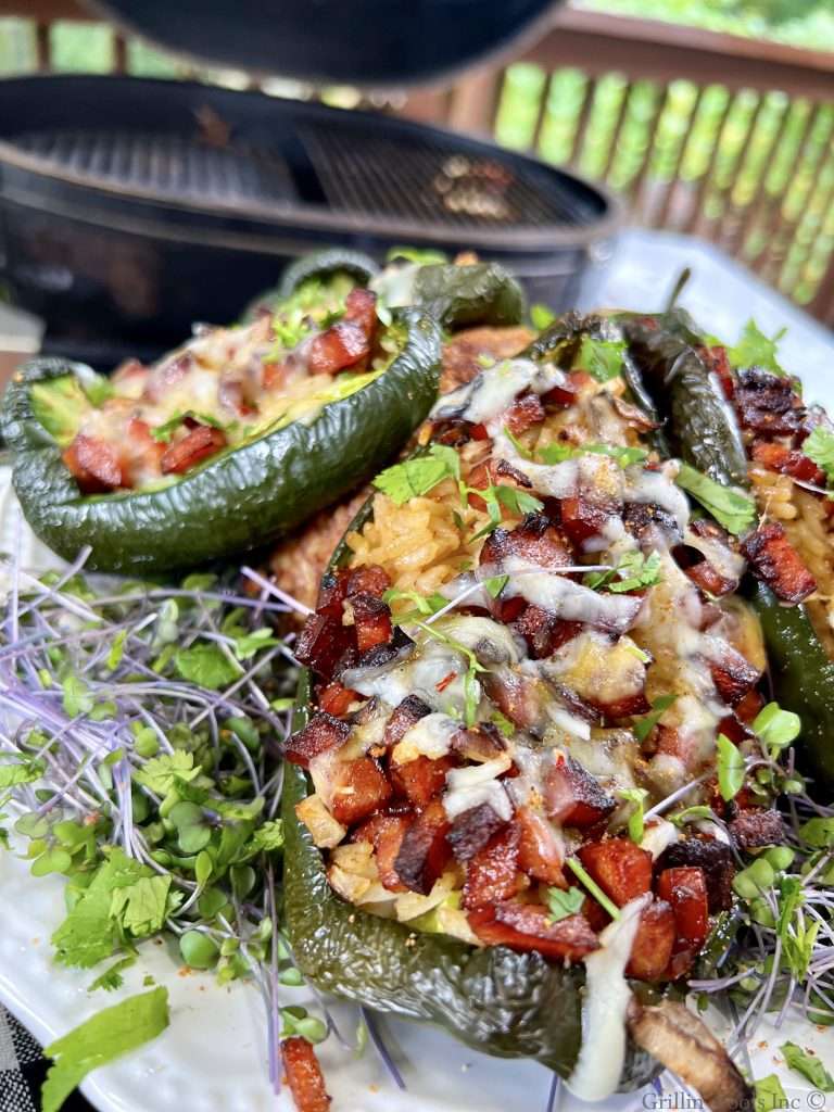 Stuffed Poblano Peppers