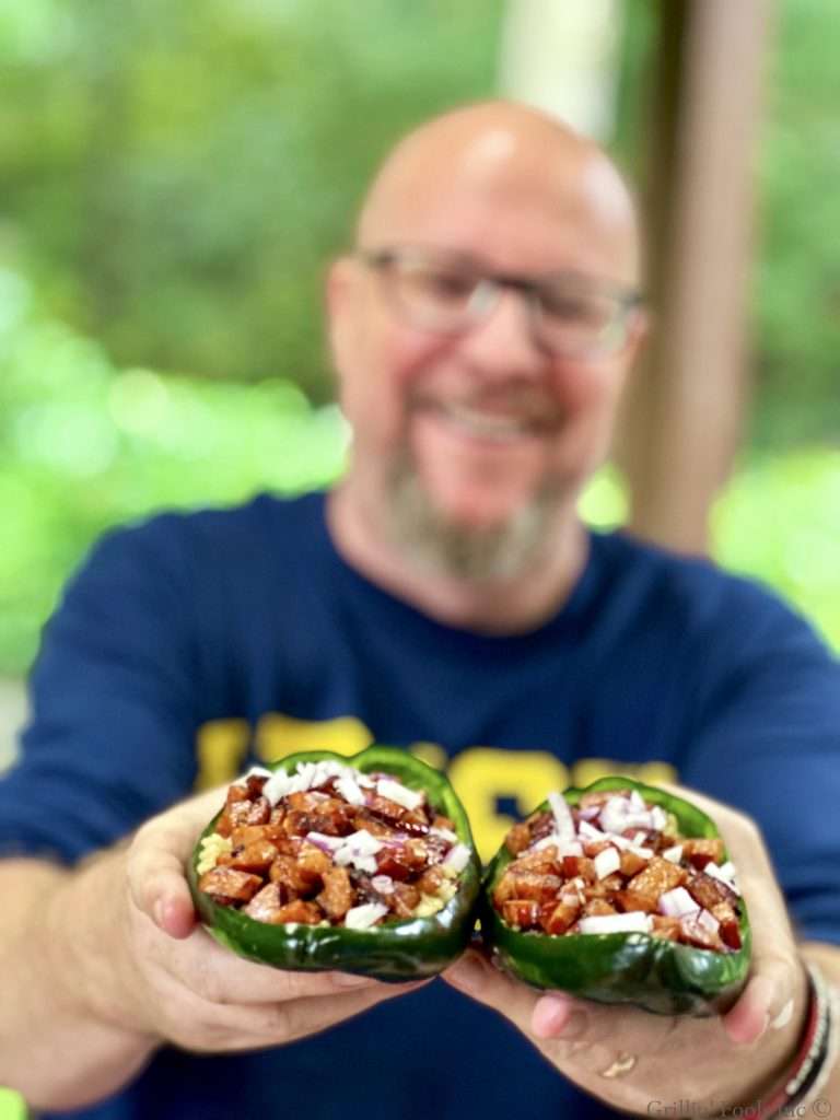 Stuffed Poblano Peppers