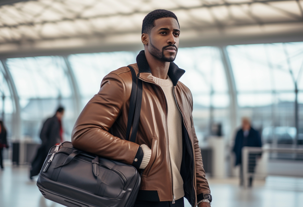 man walking with perfect travel bag