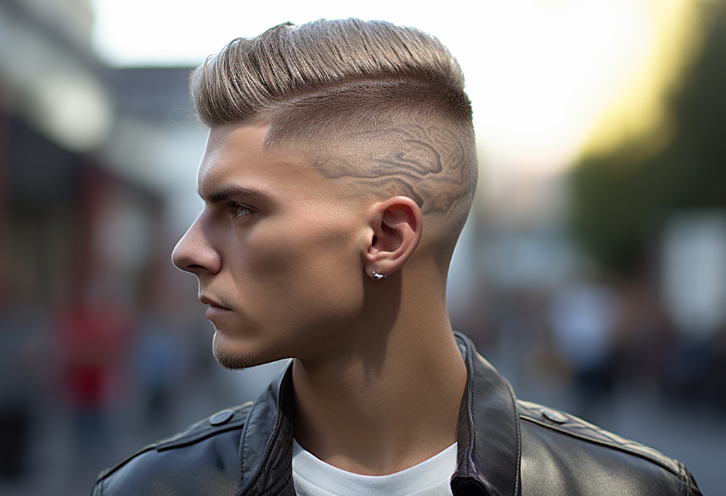 Faux Hawk hair style for shorter guys