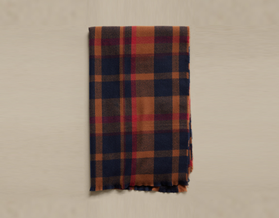 Banana Republic Factory Plaid Scarf