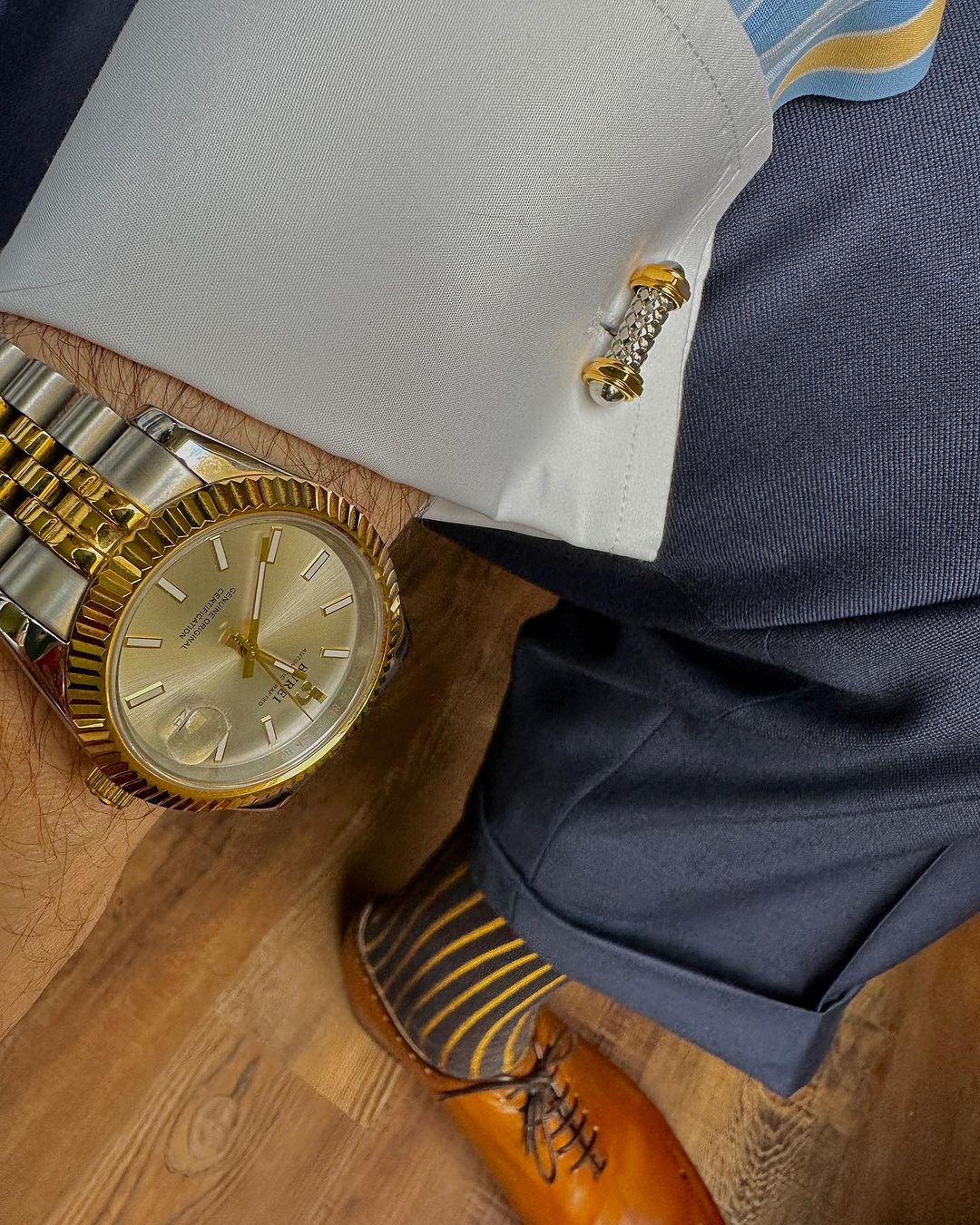 cufflinks for completing the cocktail attire