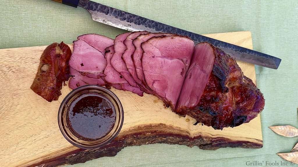 Bourbon Glazed Ham