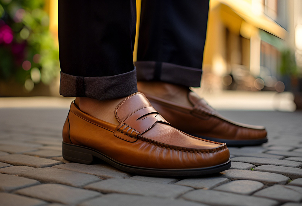 leather loafers for summer