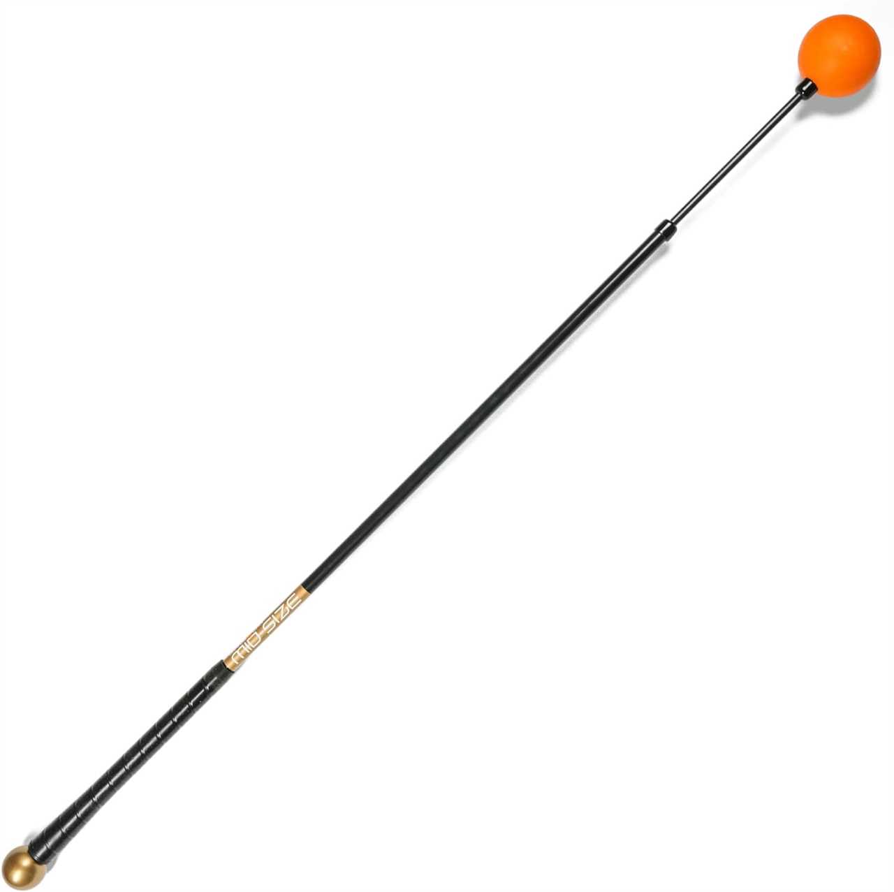 Orange Whip Golf Swing Trainer Aid Patented  Made in USA for Improved Rhythm, Flexibility, Balance, Tempo, and Strength *American Made*