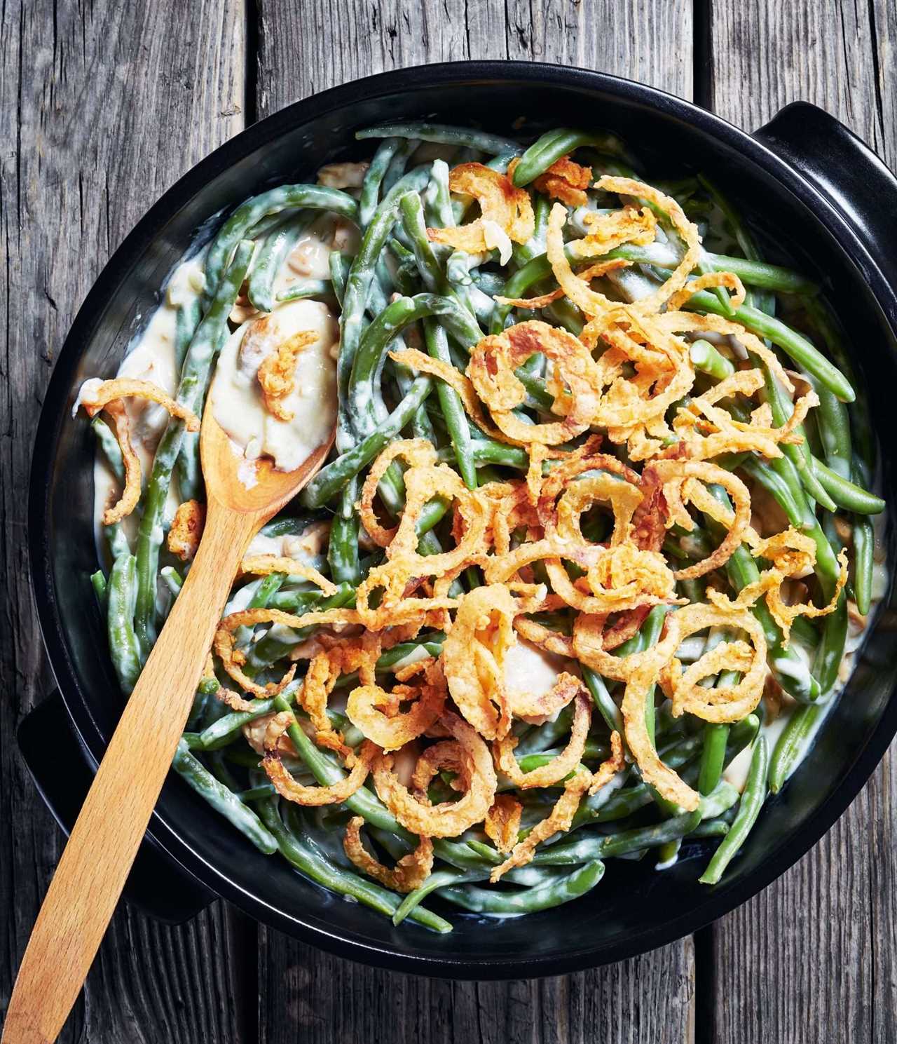 green beans with crispy onions casserole