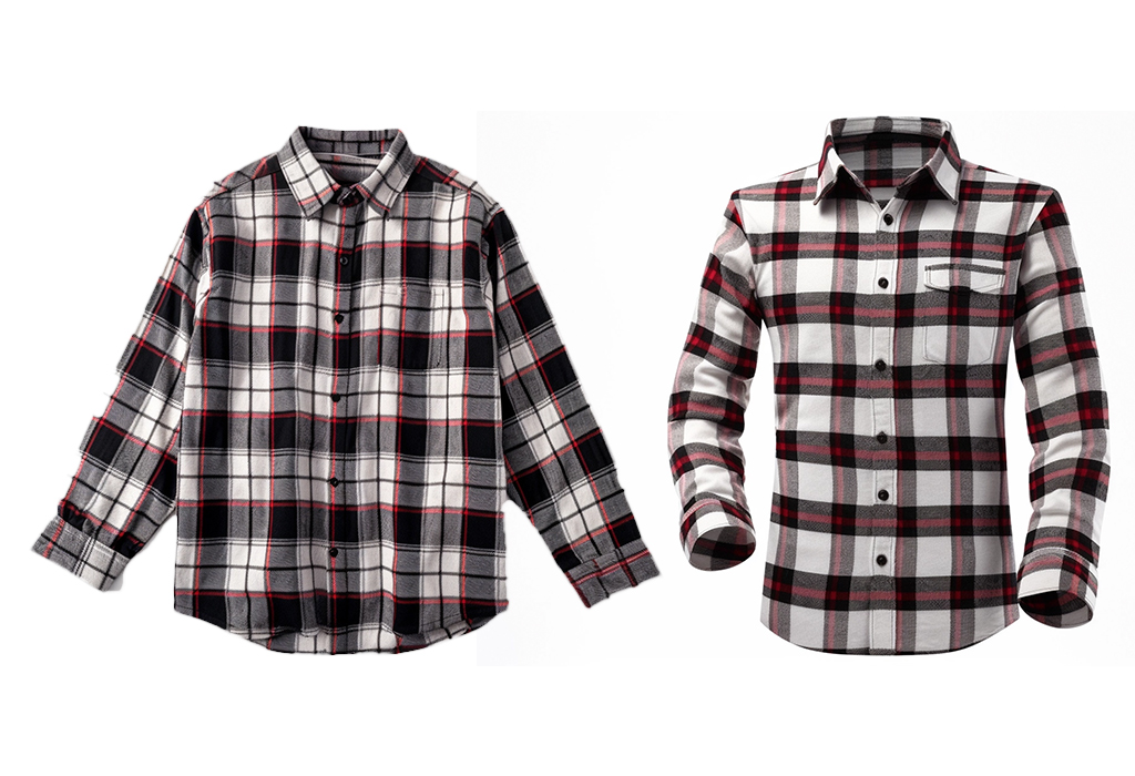 vershirt compared to a regular flannel shirt 
