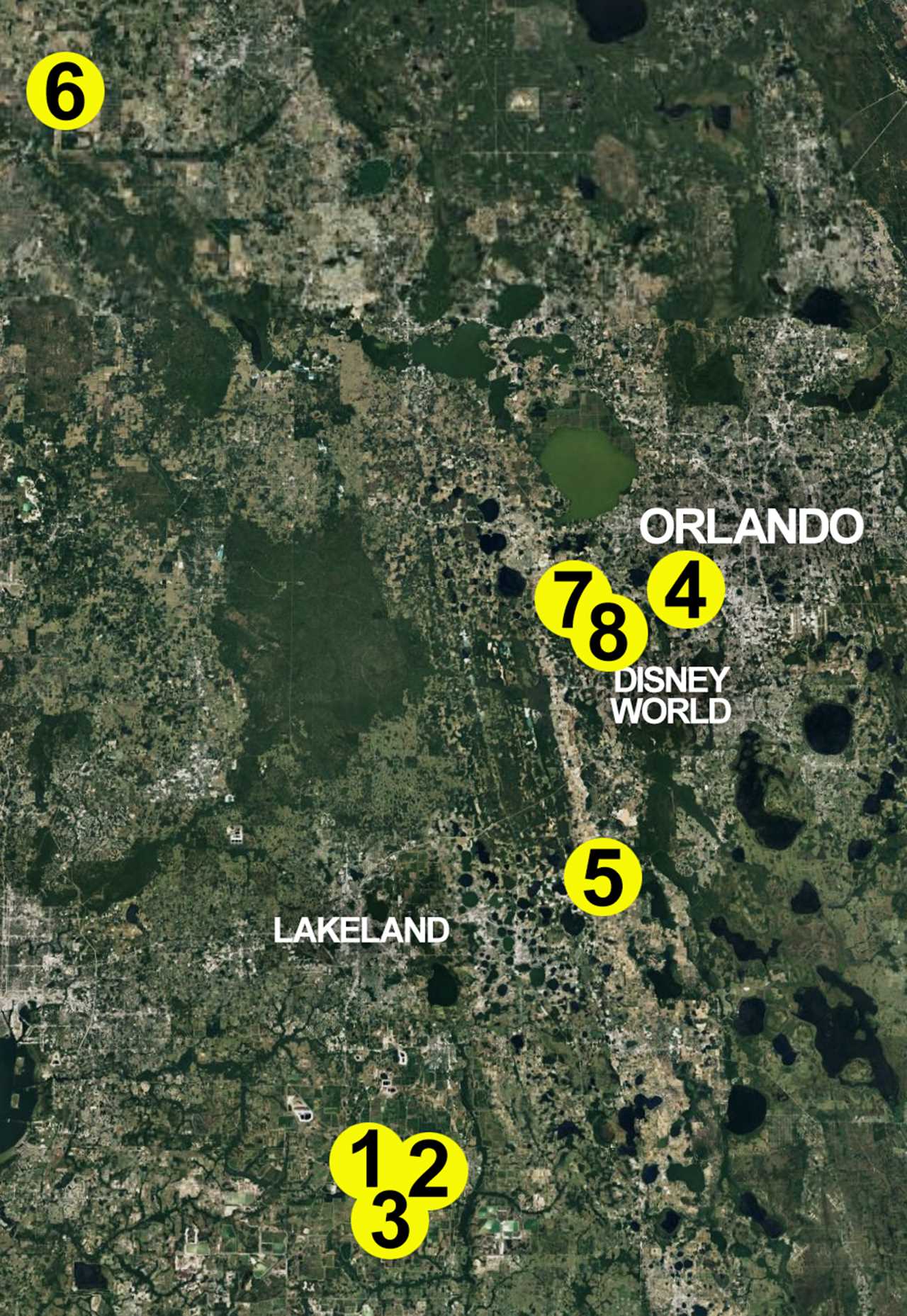 Orlando map where to play 2023