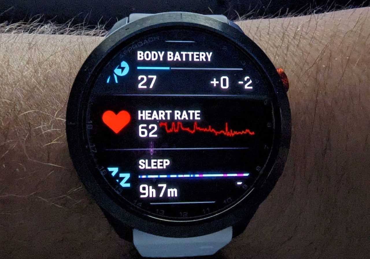 Heart Rate monitoring on the Approach S70