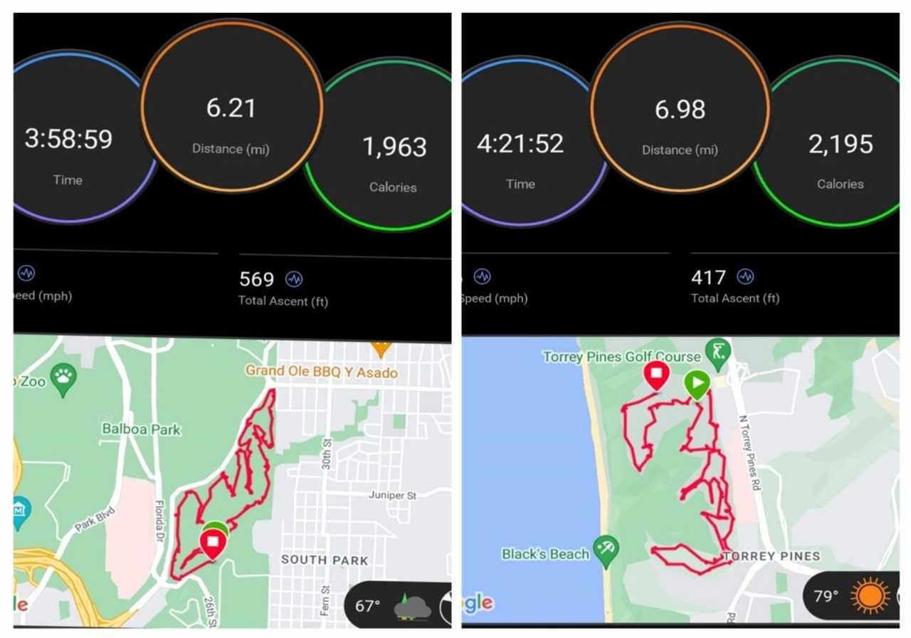 Fitness tracking on the Garmin Approach S70