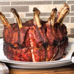 smoked pork crown roast