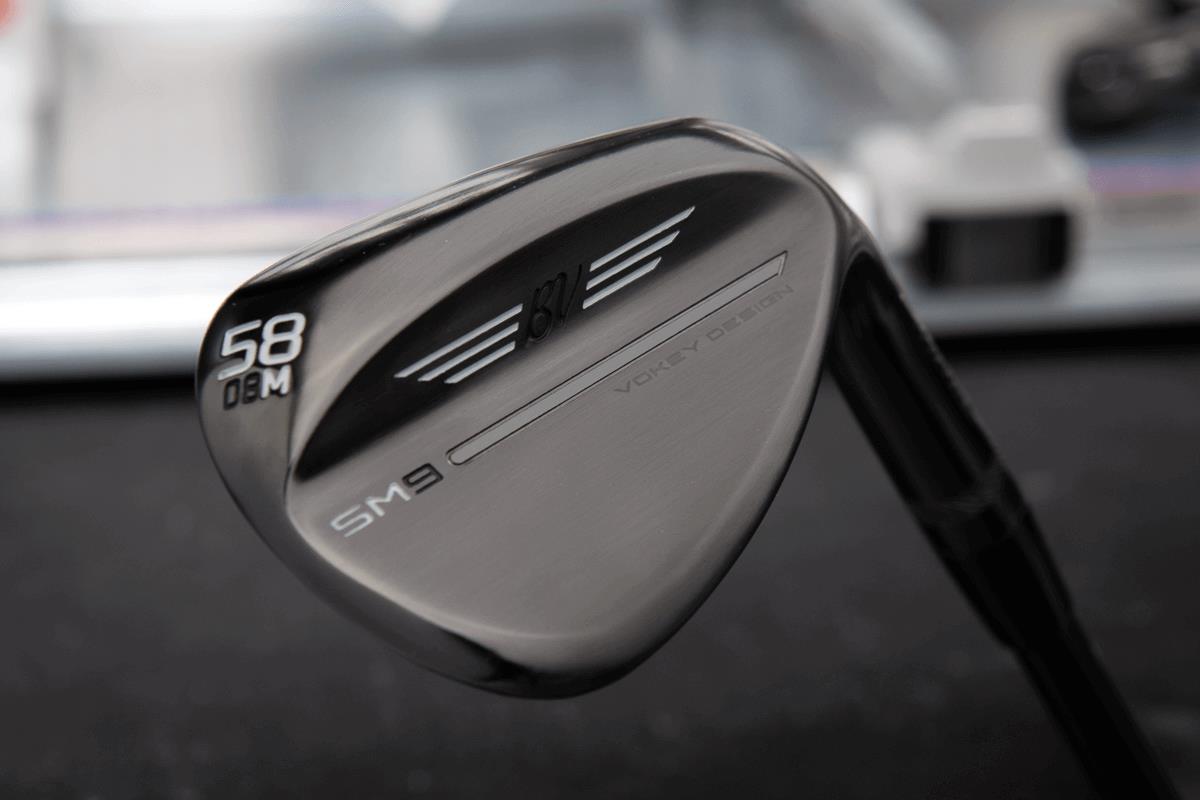 A Vokey SM9 Jet Black Premium Wedge