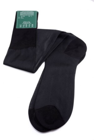 Finest Socks In The World - Over The Calf in Black Silk