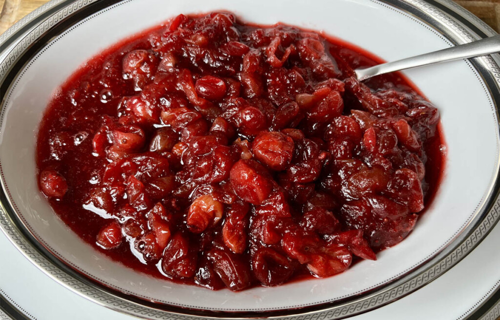 smoked cranberry sauce