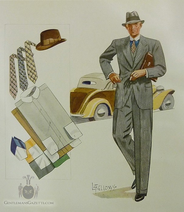 First Illustration by Laurence Fellows - Apparel Arts Spring 1933