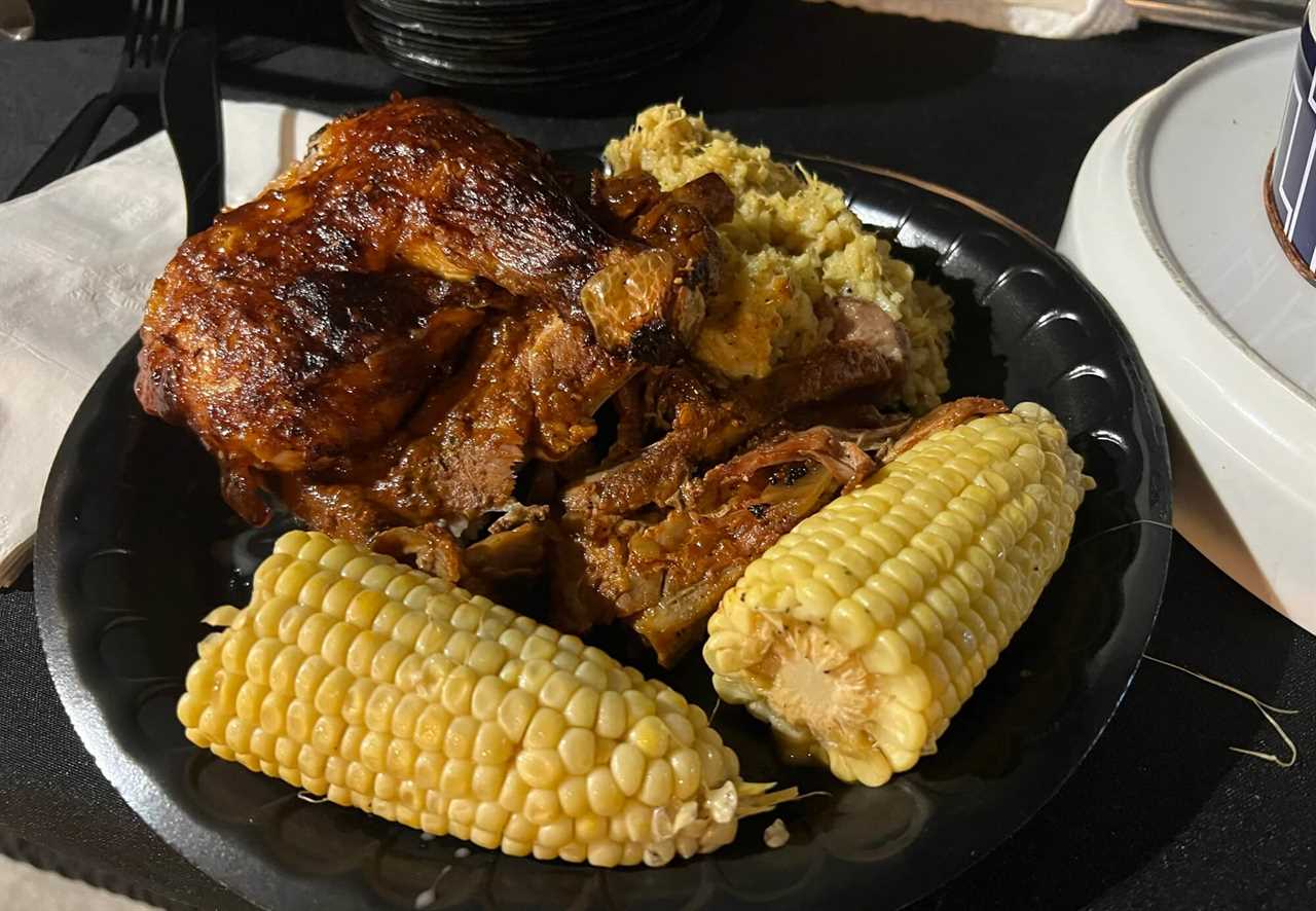 BBQ dinner at the Ailsa Pub at the Legends in Myrtle Beach, South Carolina.