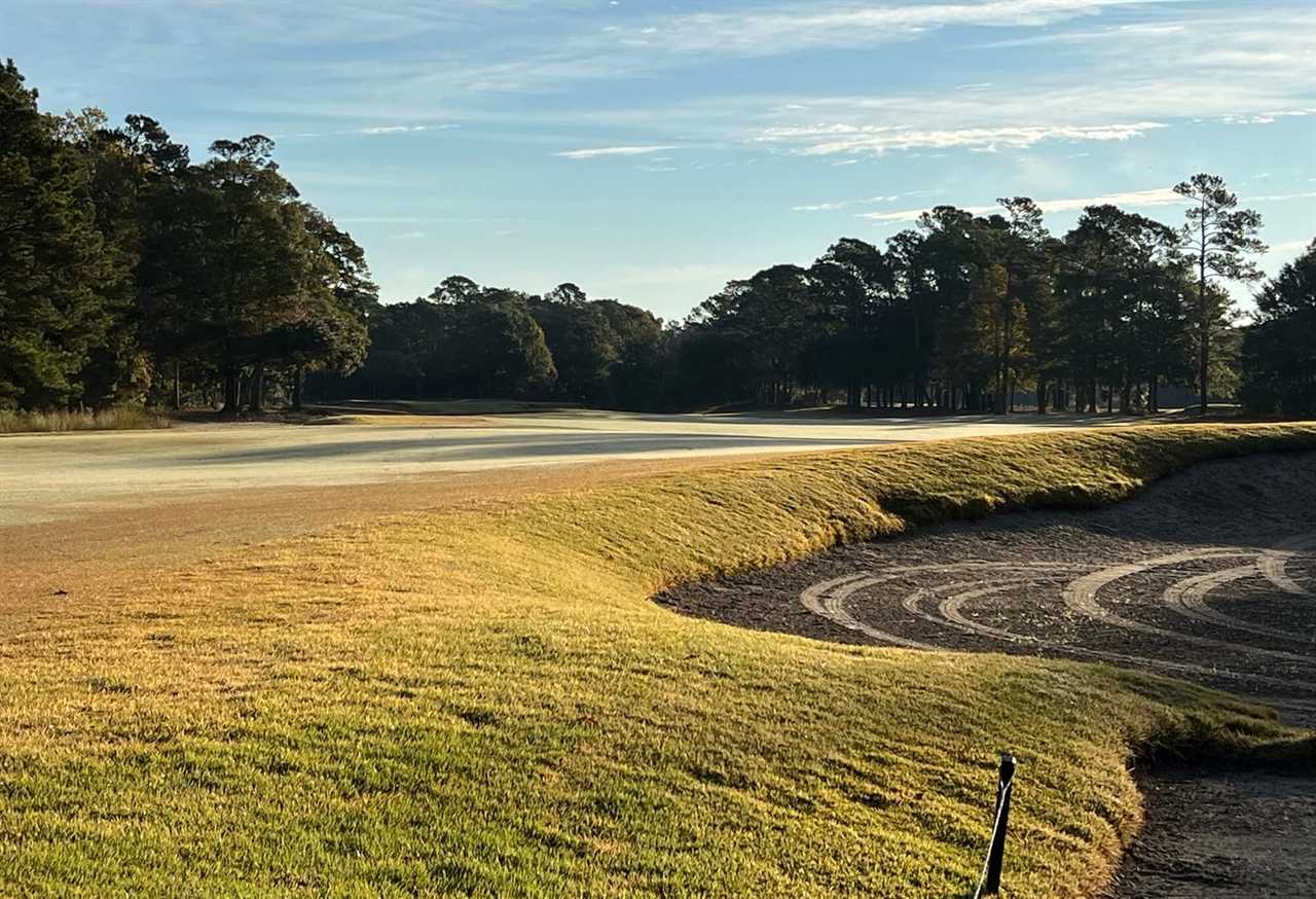 The first hole at True Blue, Pawleys Island in Myrtle Beach, South Carolina.