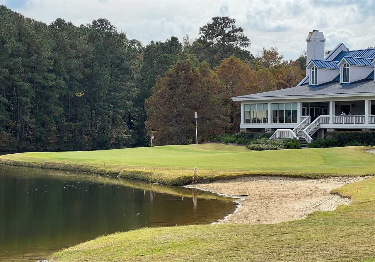The 18th Green at True Blue in Myrtle Beach, South Carolina.