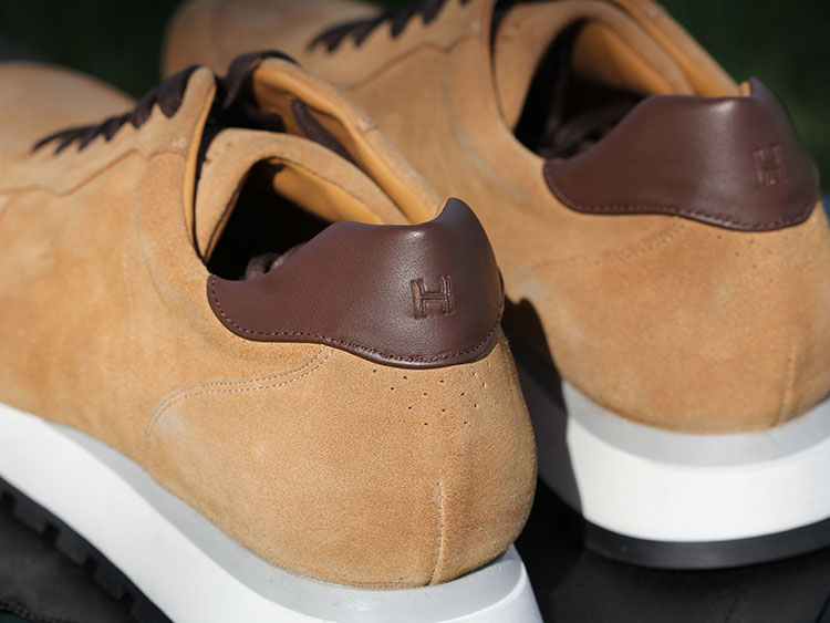 Brown Leather Details On Hockerty Sneakers