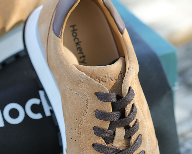 Hockerty Brown Suede Custom Sneakers