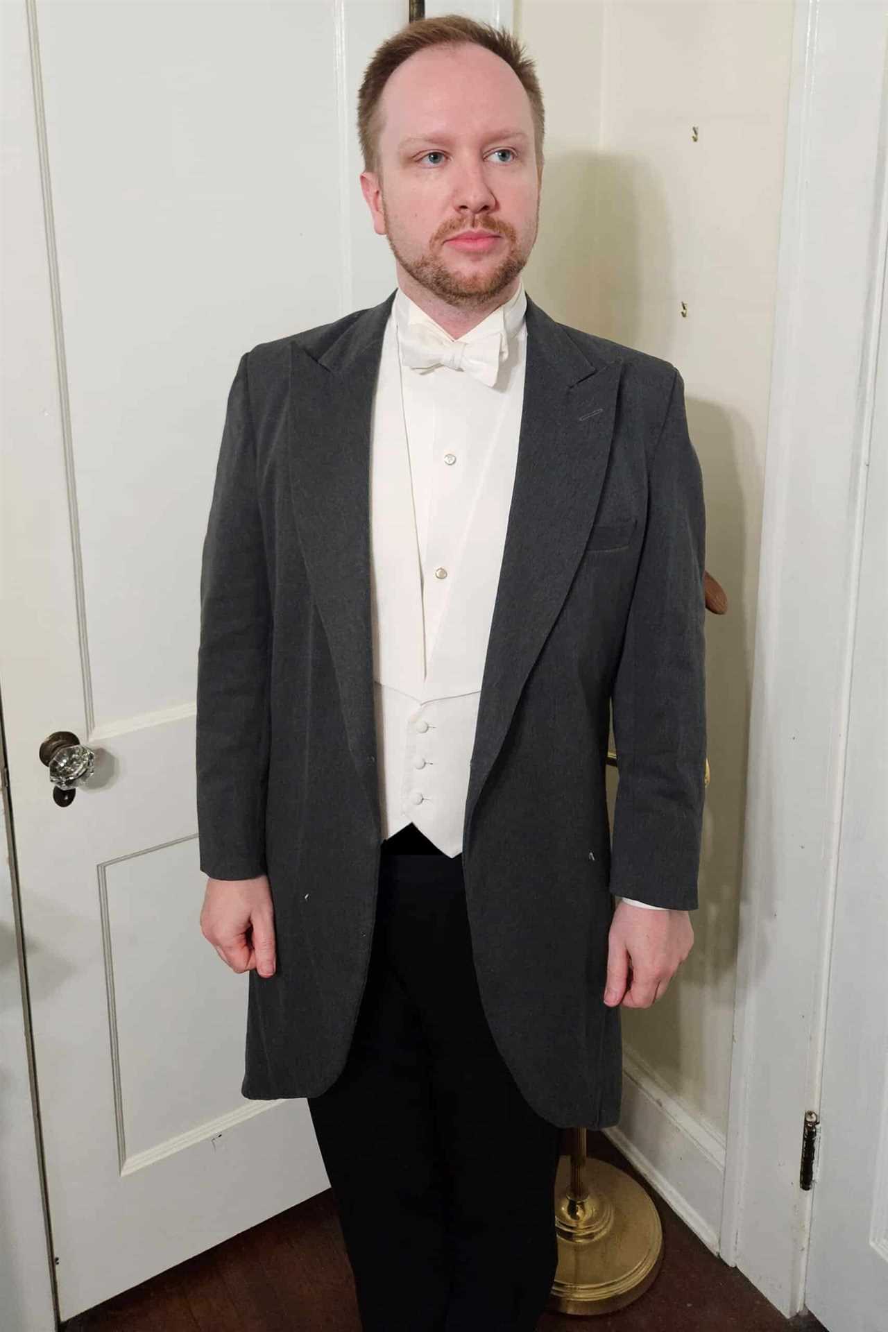 Photo of White Tie worn with a morning coat