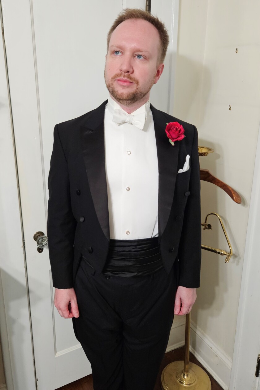 Photo of Cummberbund worn with White Tie