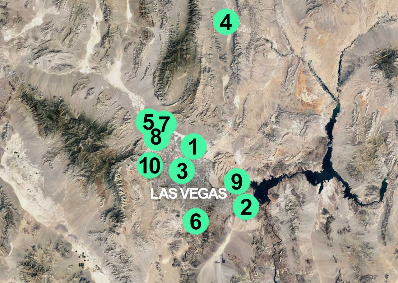 Las Vegas map