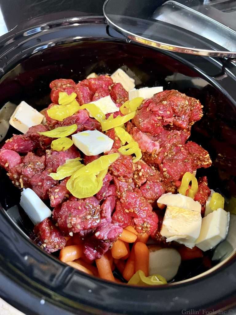 Recipe for Mississippi Pot Roast in Crock Pot