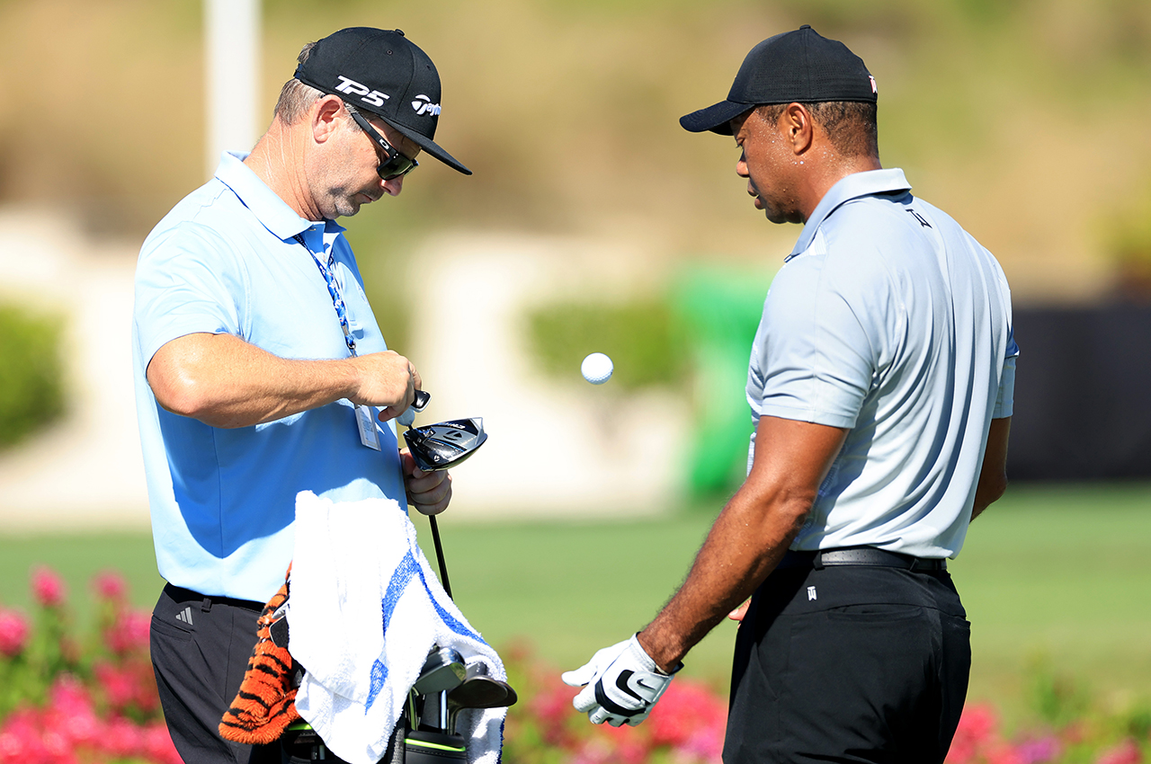 Tiger Woods' equipment at 2023 Hero World Challenge