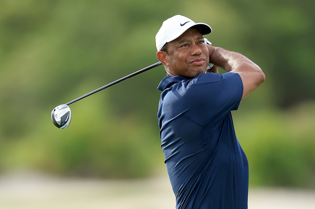 Tiger Woods' equipment at 2023 Hero World Challenge