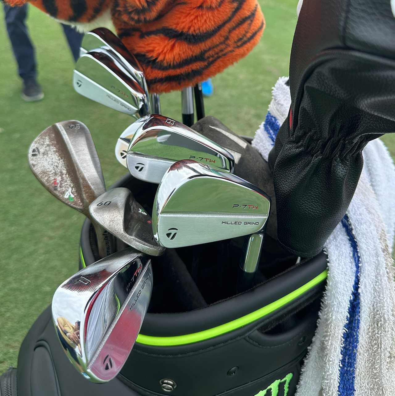 Tiger Woods' equipment at 2023 Hero World Challenge