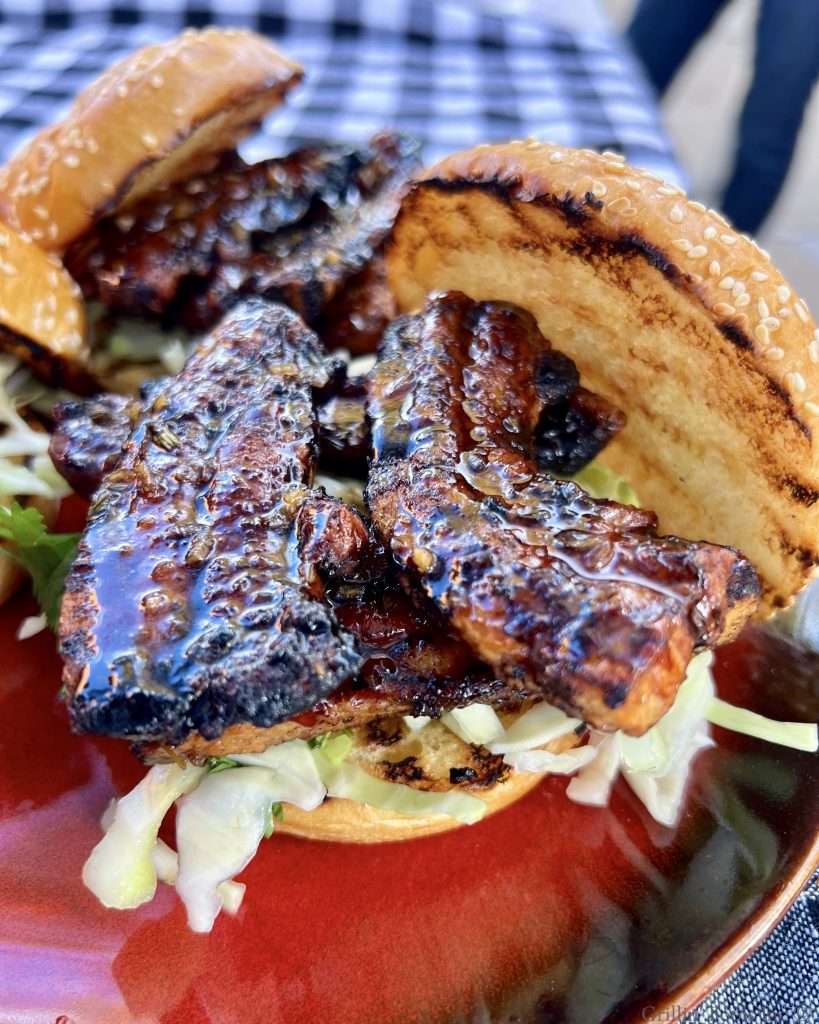 Crispy Grilled Pork Belly Sandwich