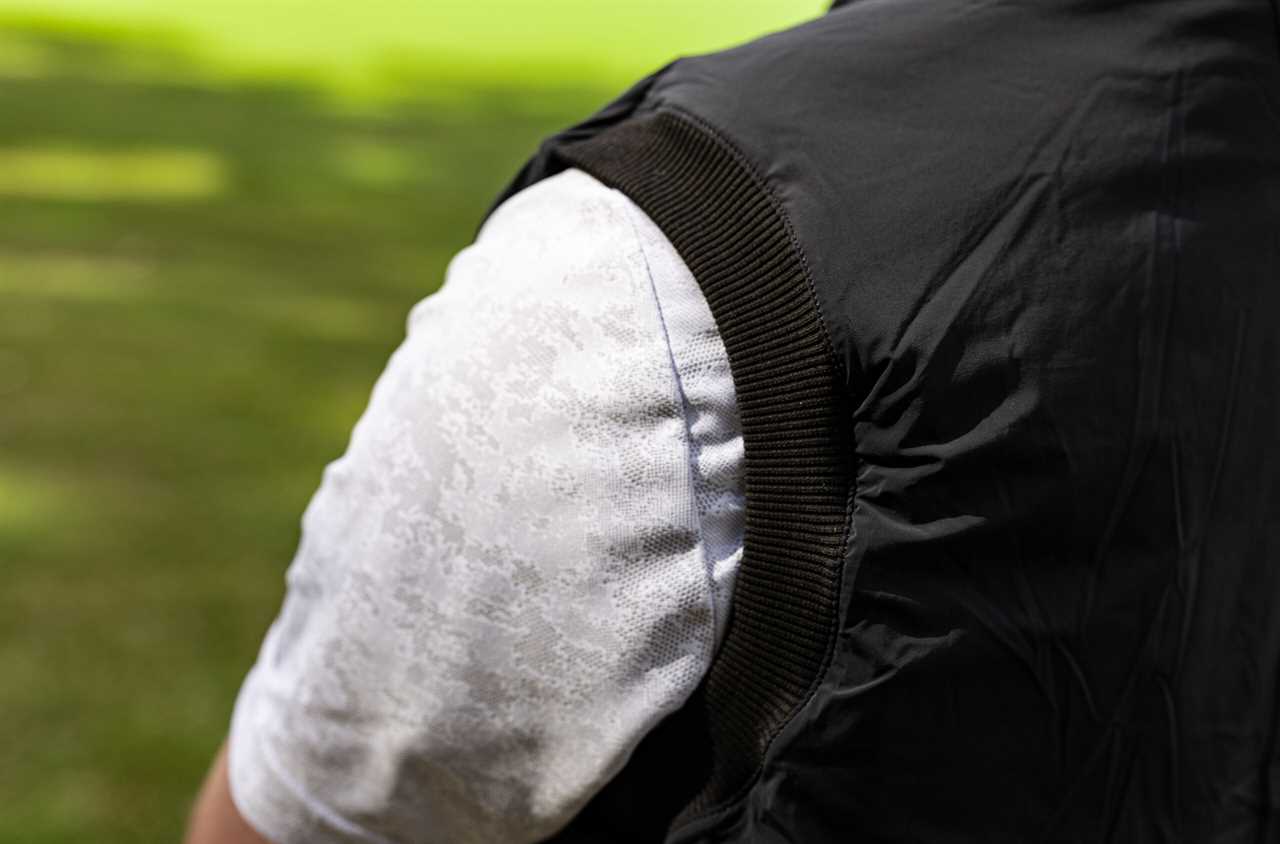 A vest is a great outwear option to keep you warm