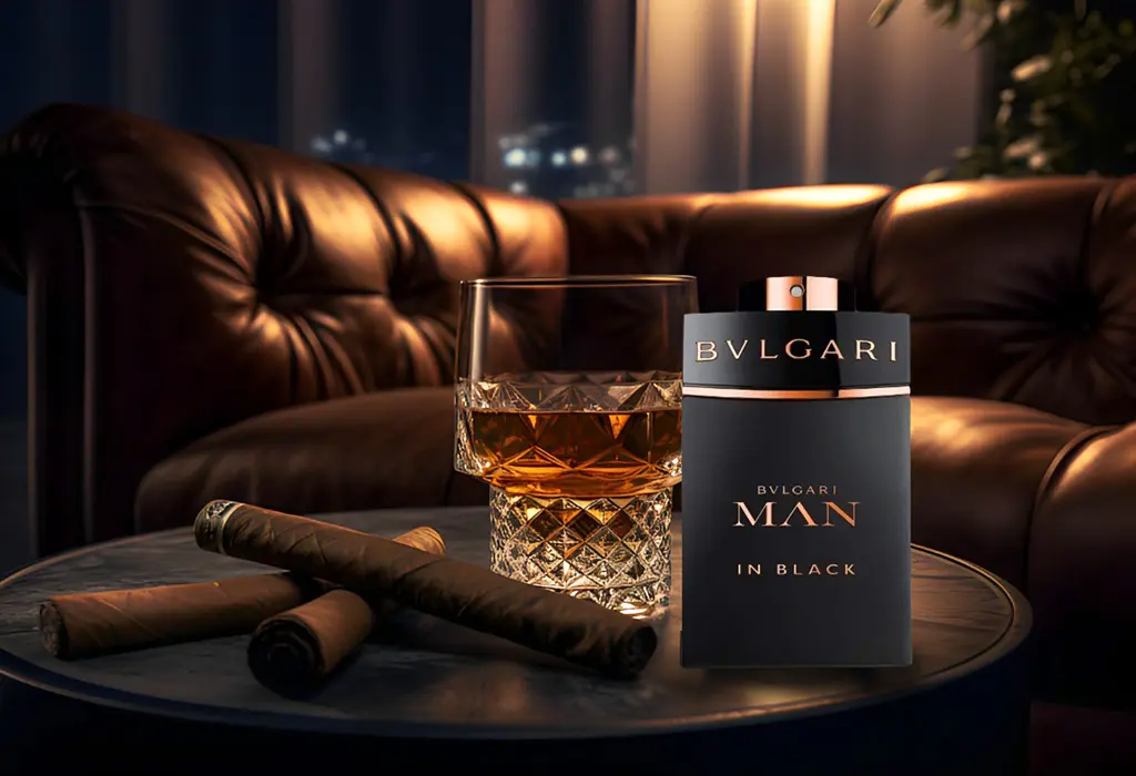 bvlgari man in black