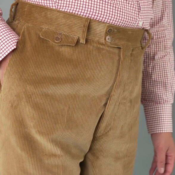 FB high rise corduroy pants