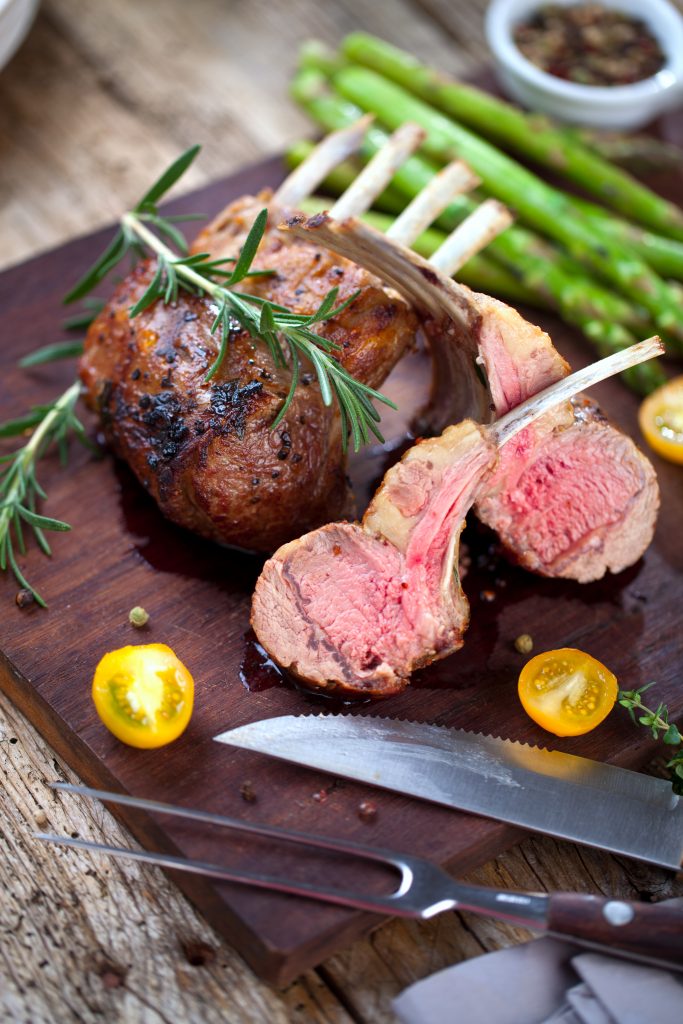 Garlic Herb Rack of Lamb