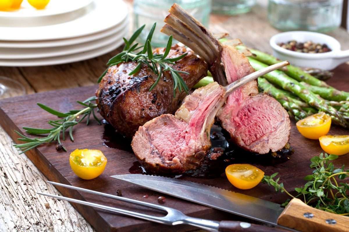 Garlic Herb Rack of Lamb