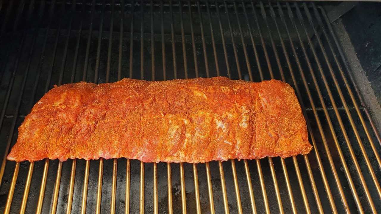 Baby back ribs on the pellet grill