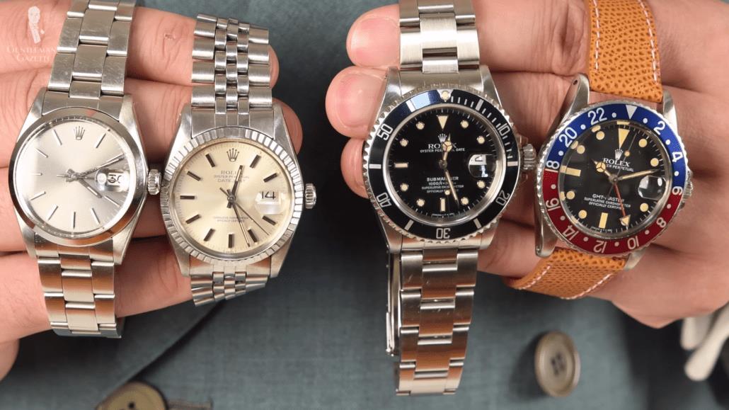 Rolex Datejust, Date, Submariner, GMT Master