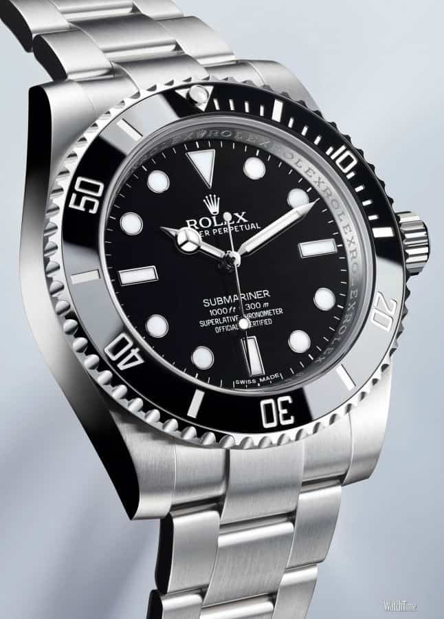 Rolex Submariner in Black and Steel