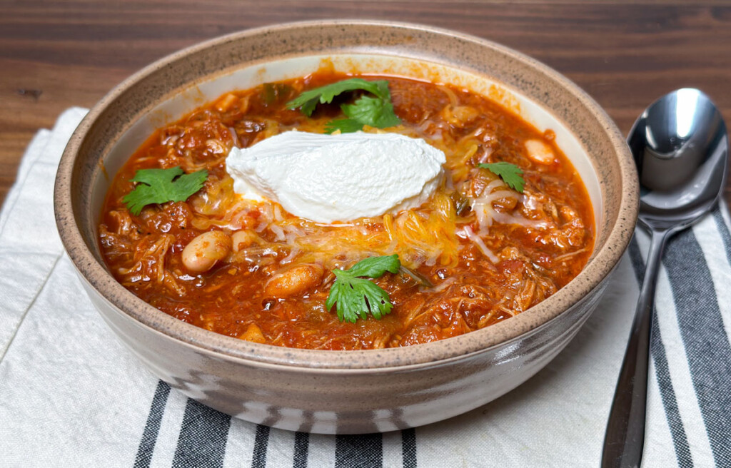 leftover pulled pork chili