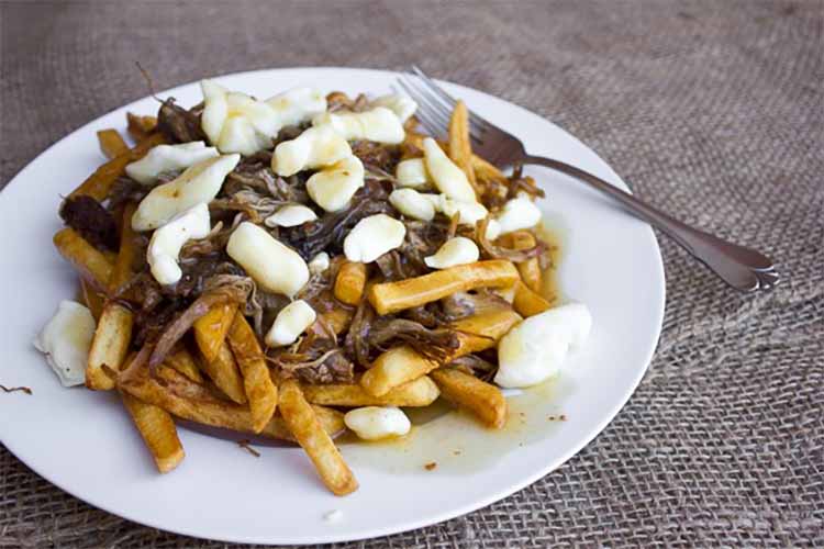 Pulled Pork Poutine with BBQ Gravy