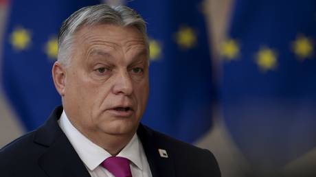 Hungarian Prime Minister Viktor Orban arrives at the European Council summit, December 14, 2023, Brussels, Belgium.