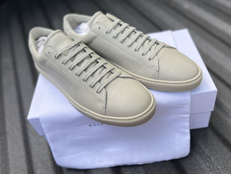 Oliver Cabell Low Slate Color Sneakers