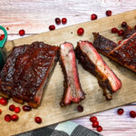 cranberry glazed bbq pork ribs